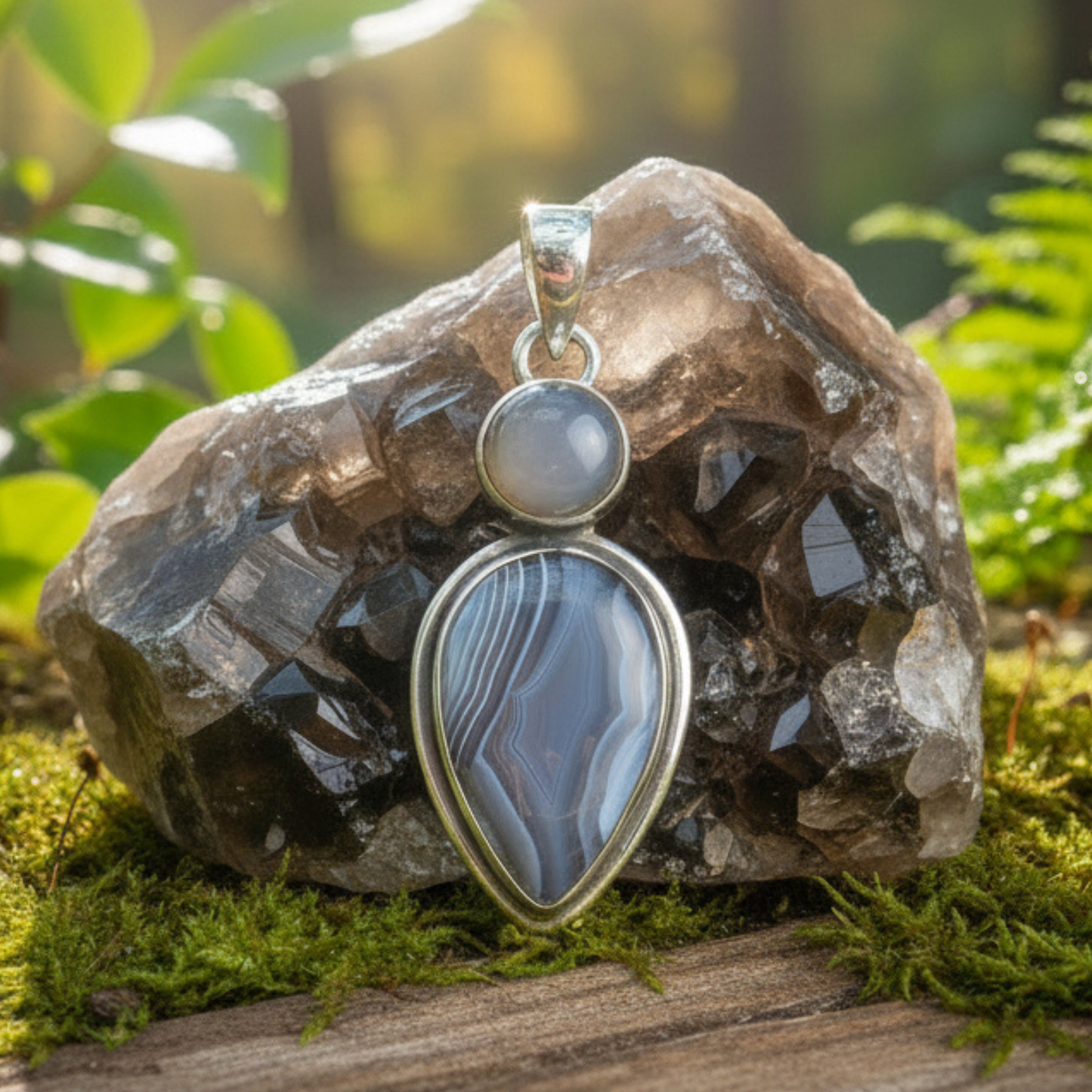 Botswana Agate Pendant