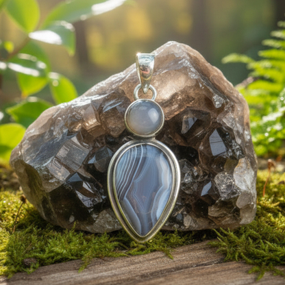 Botswana Agate Pendant