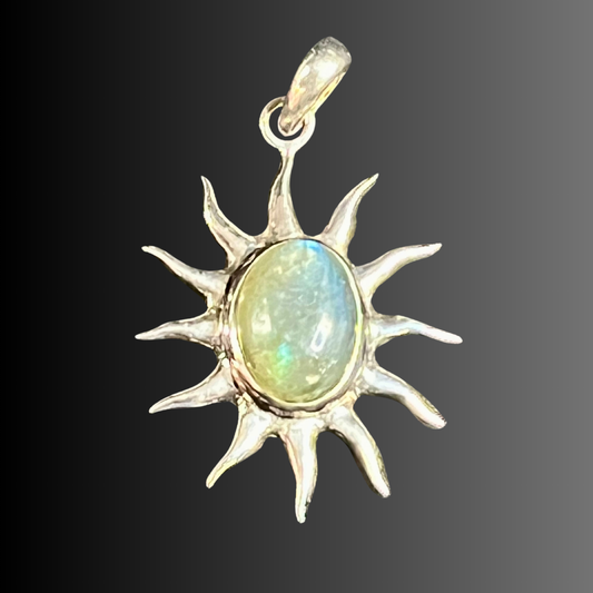 Labradorite Sun Pendant