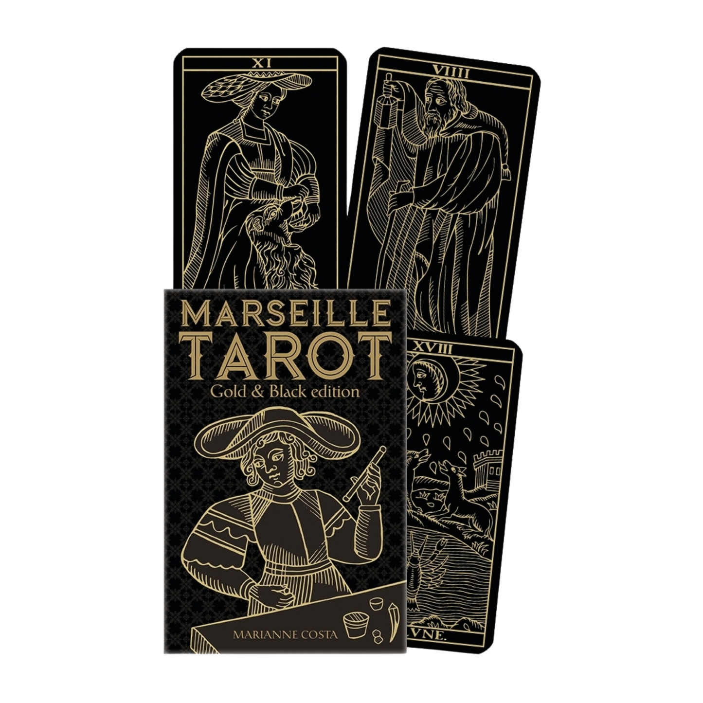 Marseille Tarot - Gold and Black Edition