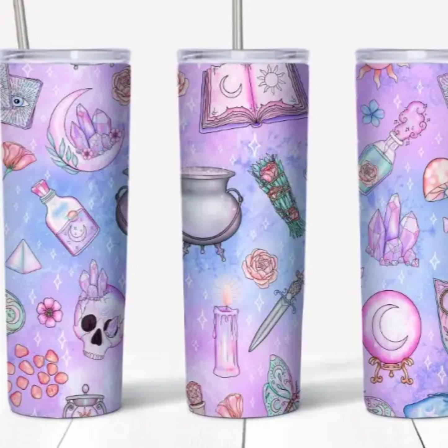 Pastel Witchy Goth 20oz Stainless Steel Tumbler