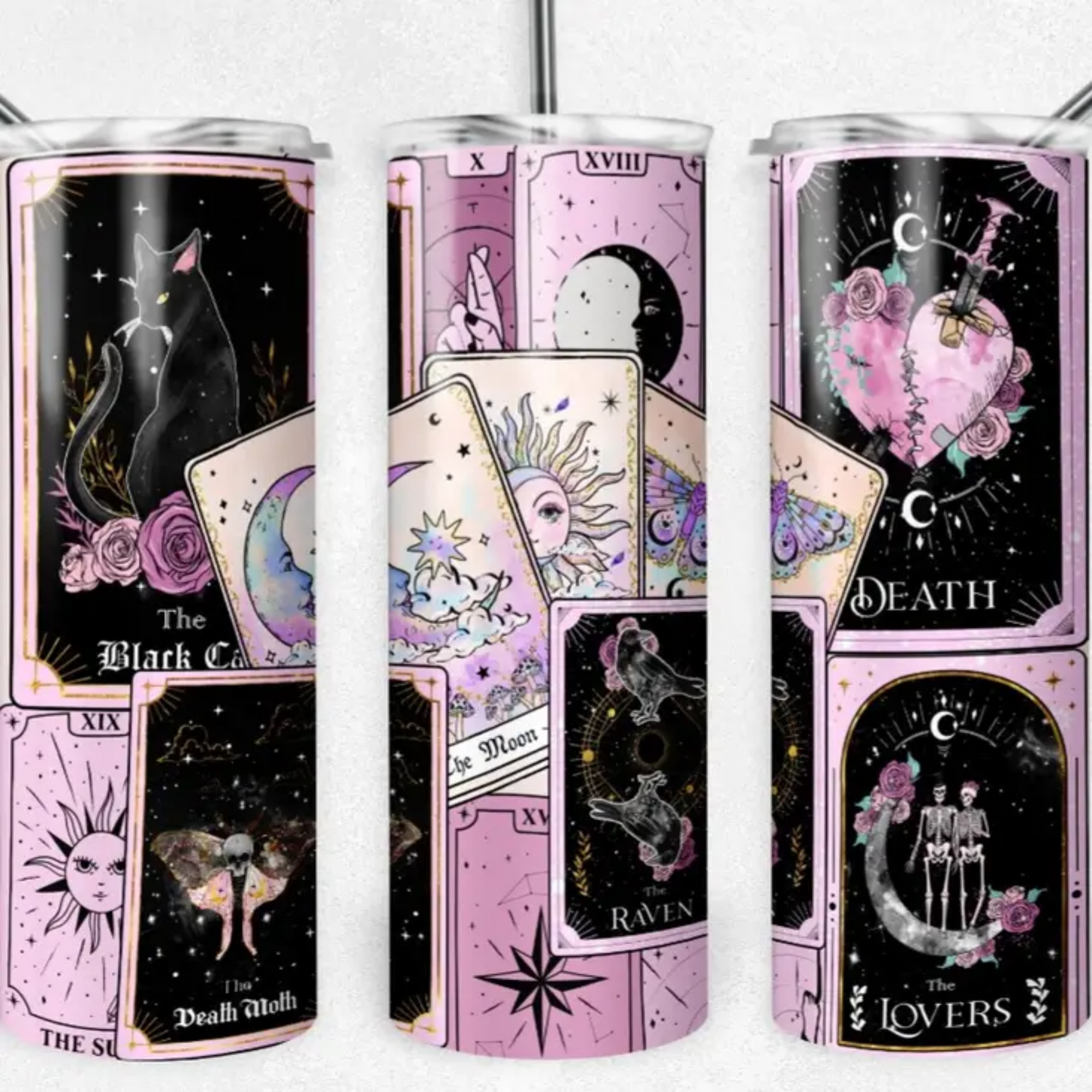 Tarot Pastel 20oz Stainless Steel Tumbler