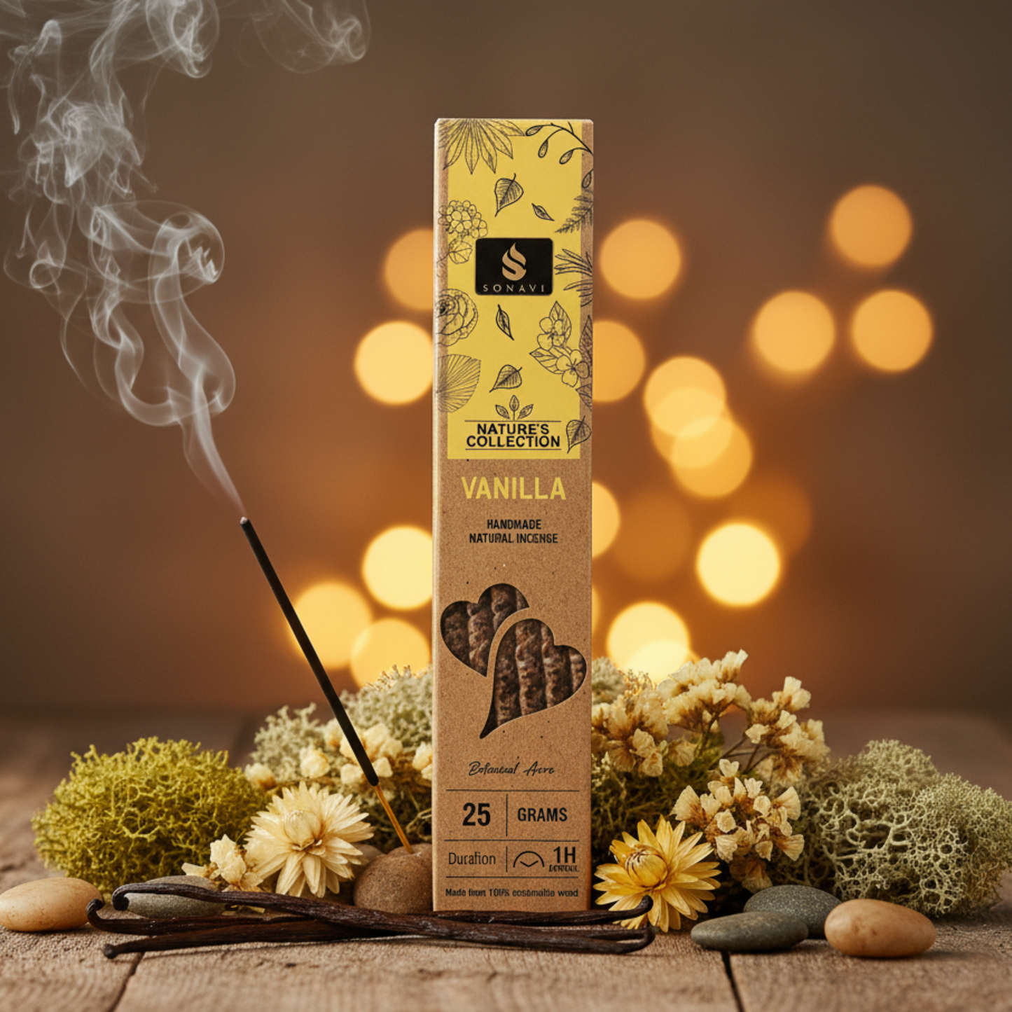Natural Vanilla Incense Sticks