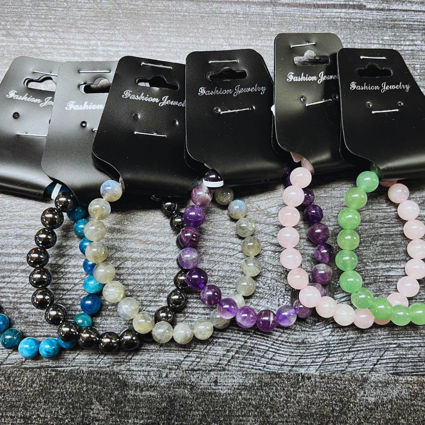 Gemstone 8mm Bead Bracelets