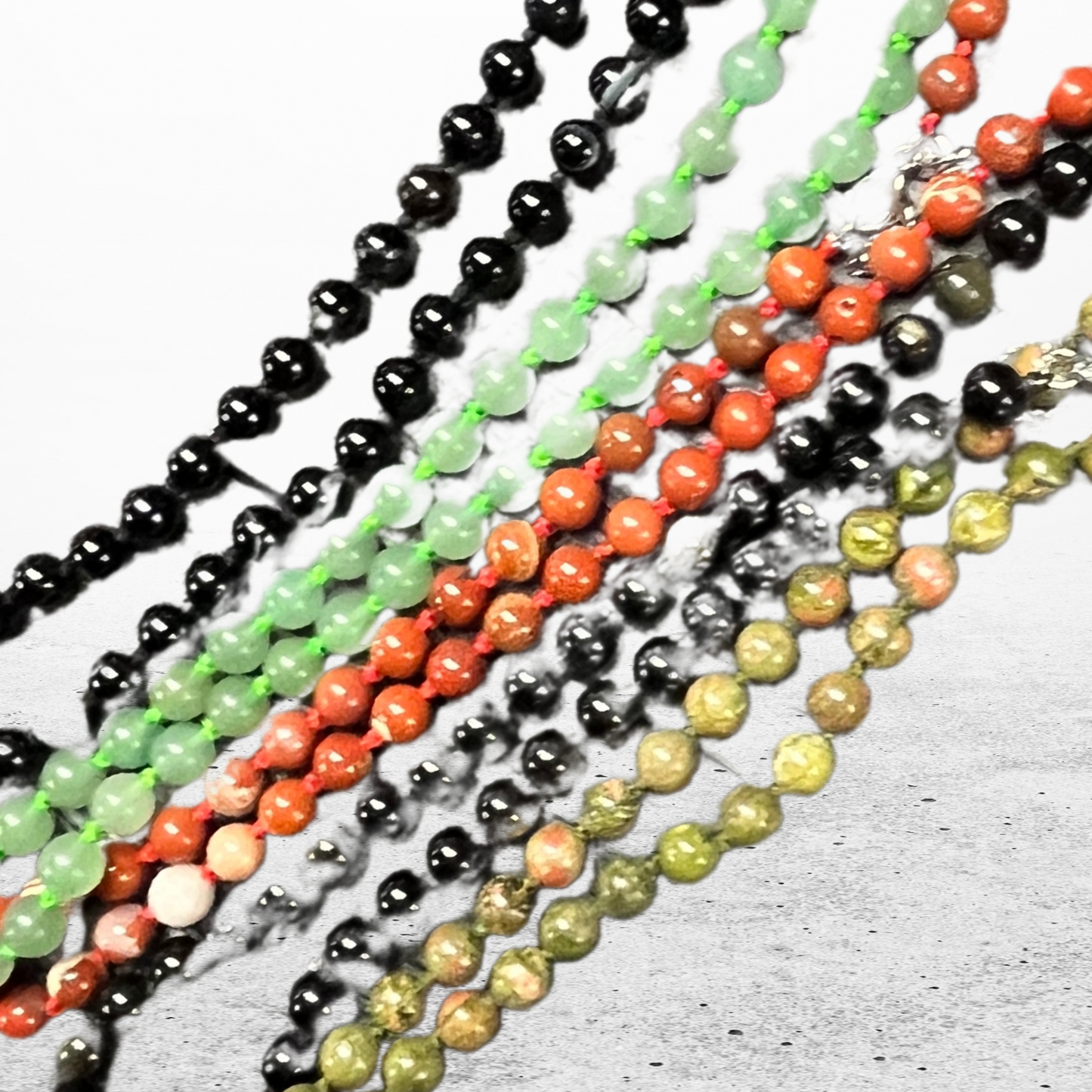 Gemstone 8mm Bead Necklace