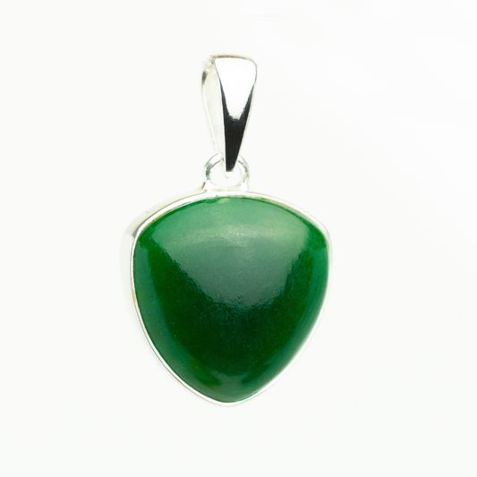 Jade Forest Shield Pendant