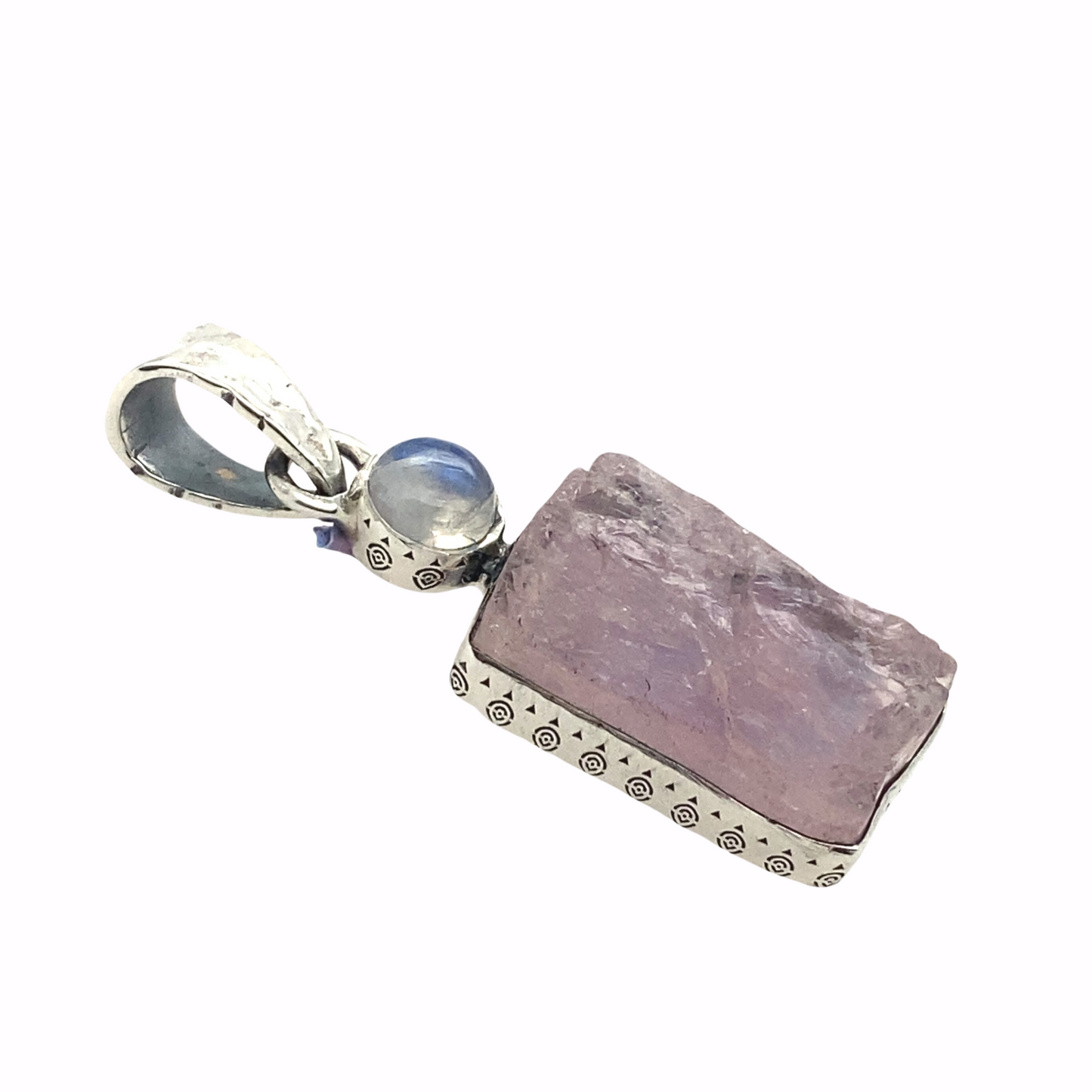 Morganite Moonstone Sweet Pendant