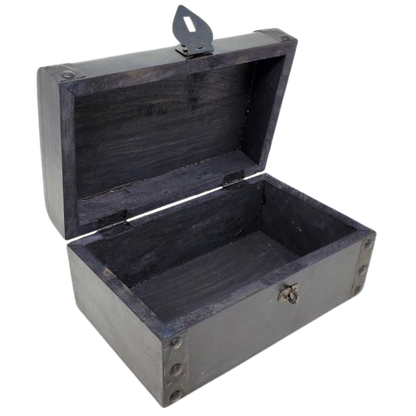 Pentacle & Triple Moon Wood Box