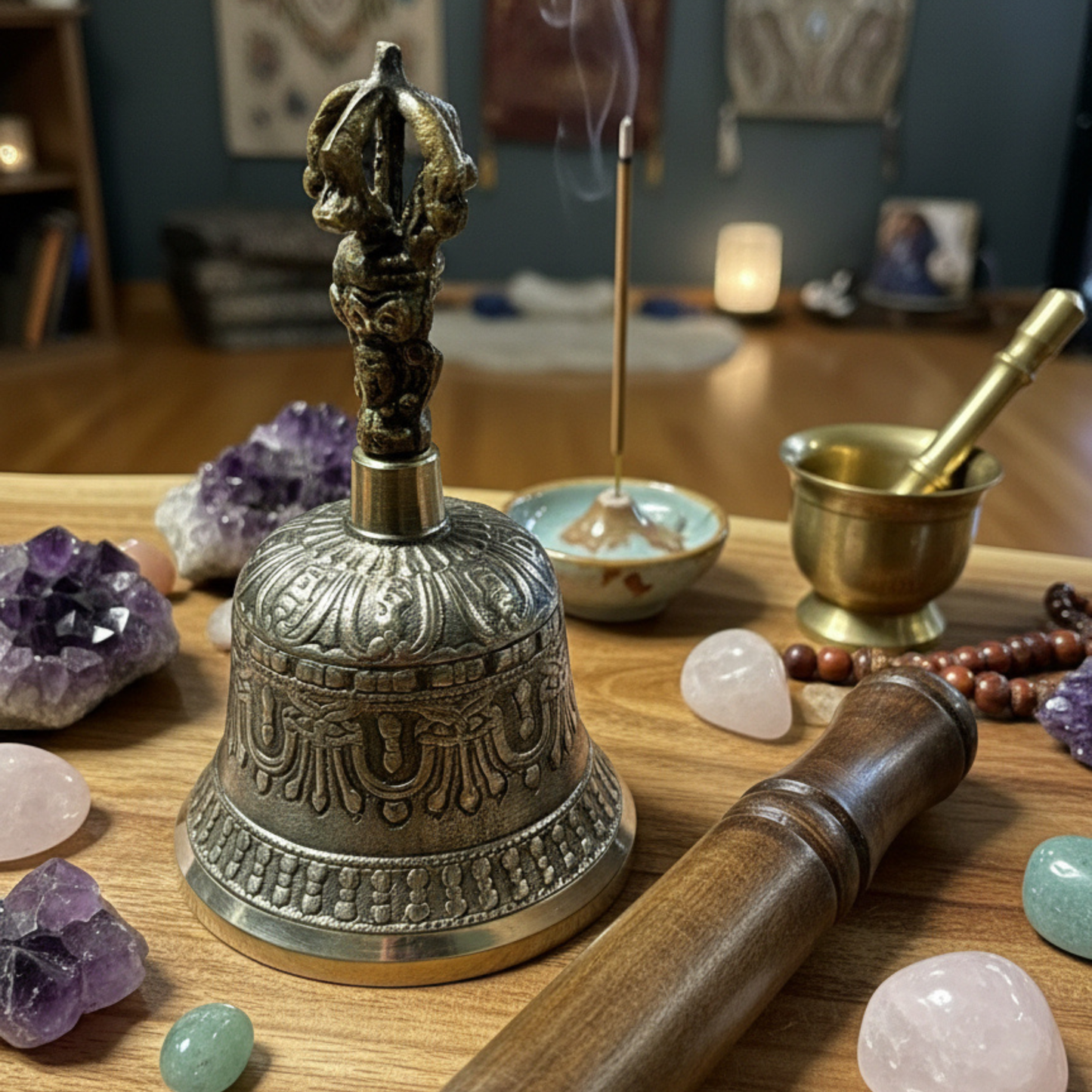 Tibetan Bell w/Striker  5"