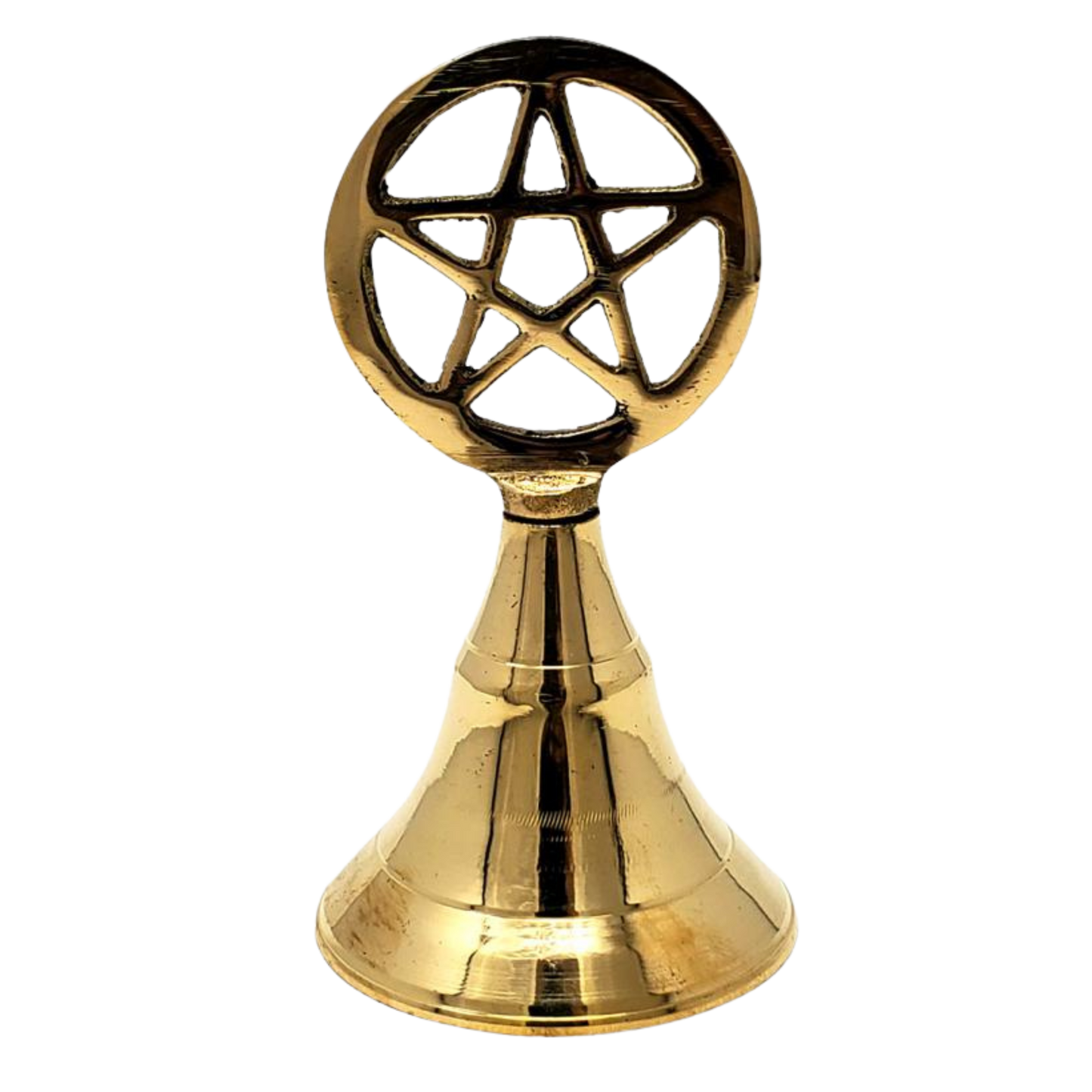 Pentagram Brass Bell