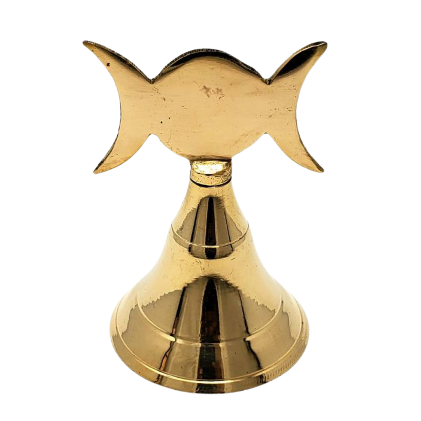 Triple Moon Brass Bell 4"
