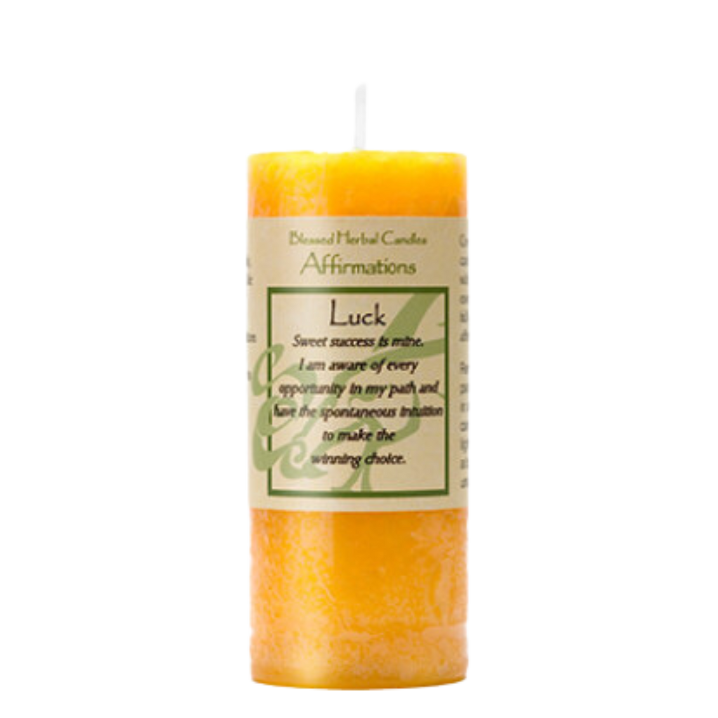 Affirmation Luck Candle