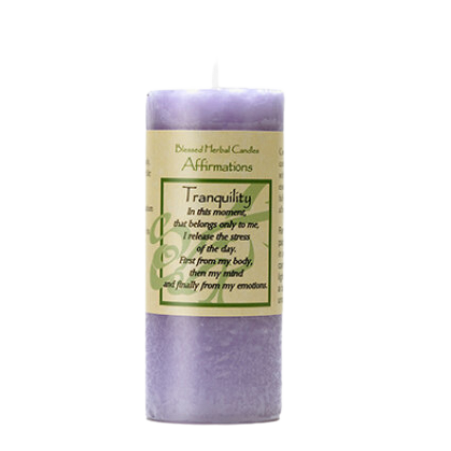 Affirmation Tranquility Candle