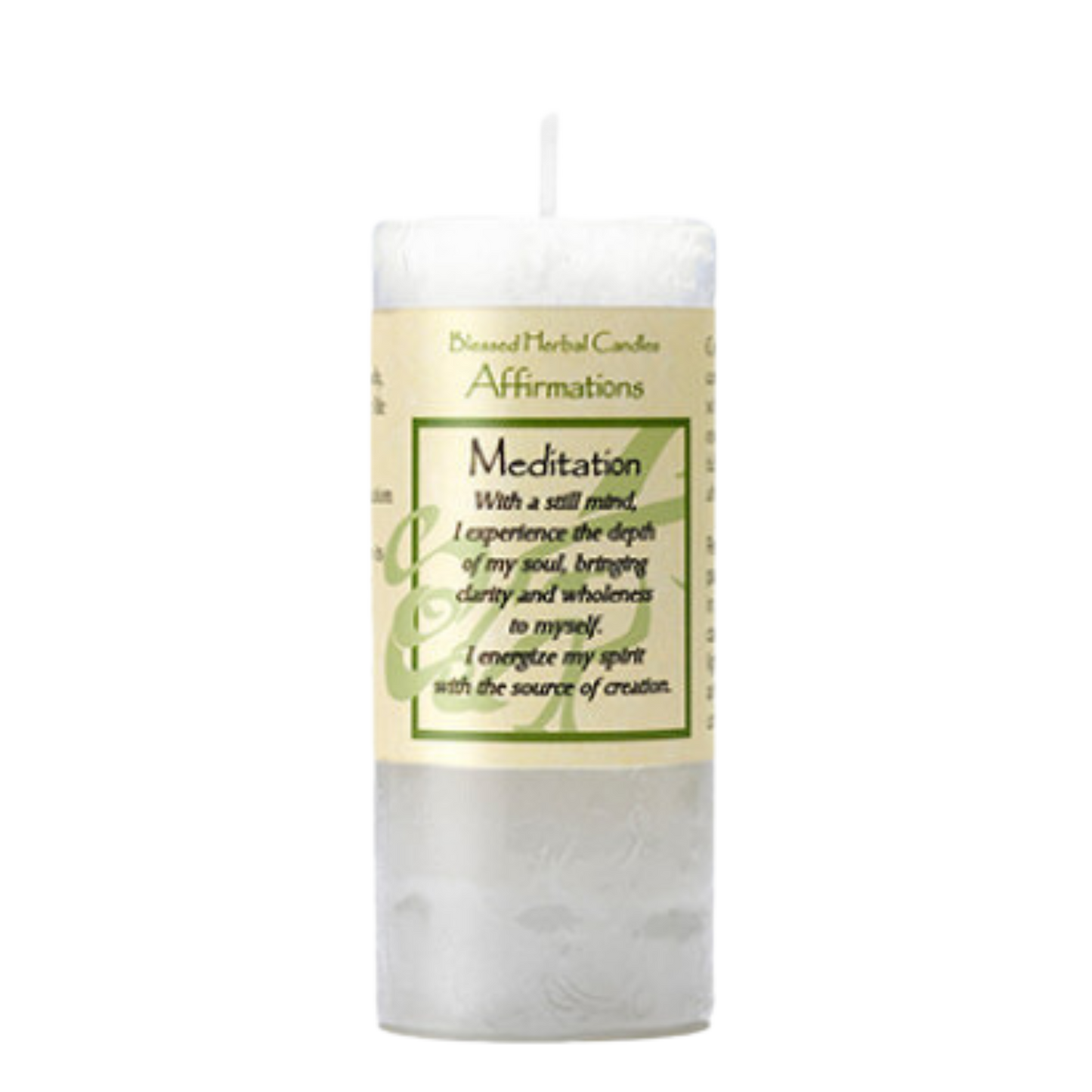 Affirmation Meditation Candle