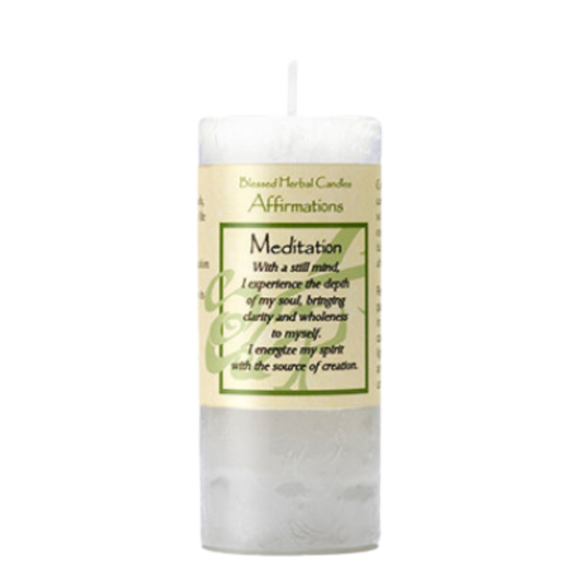 Affirmation Meditation Candle