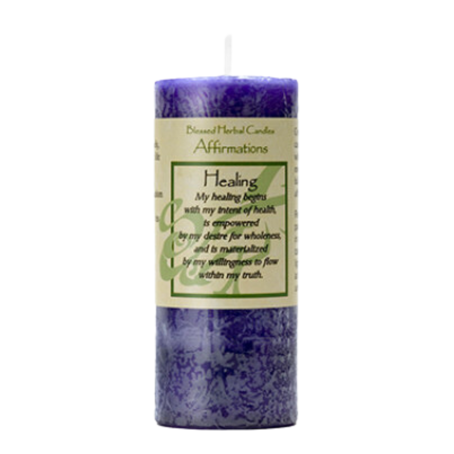 Affirmation Healing Candle