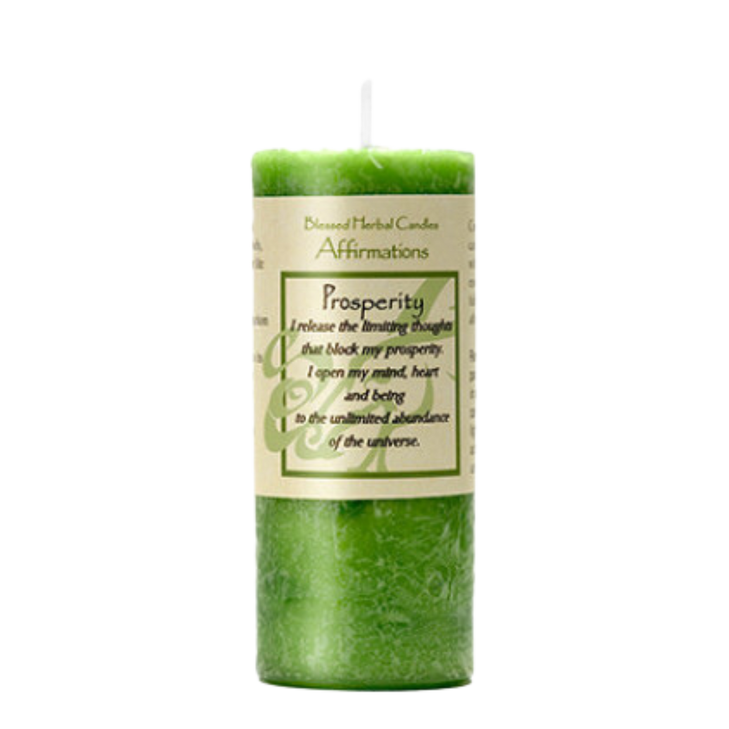 Affirmation Prosperity Candle