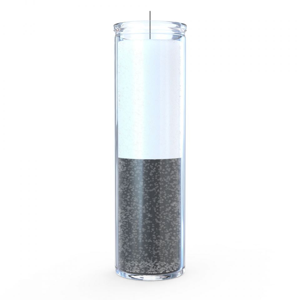 White/ Black 7 Day Candle