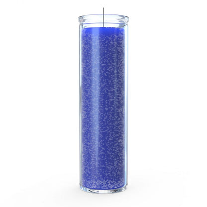 Dark Blue 7 Day Candle
