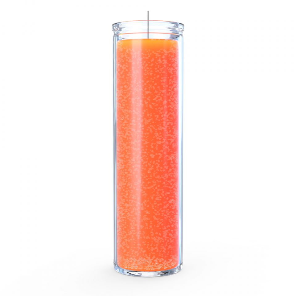 Orange 7 Day Candle