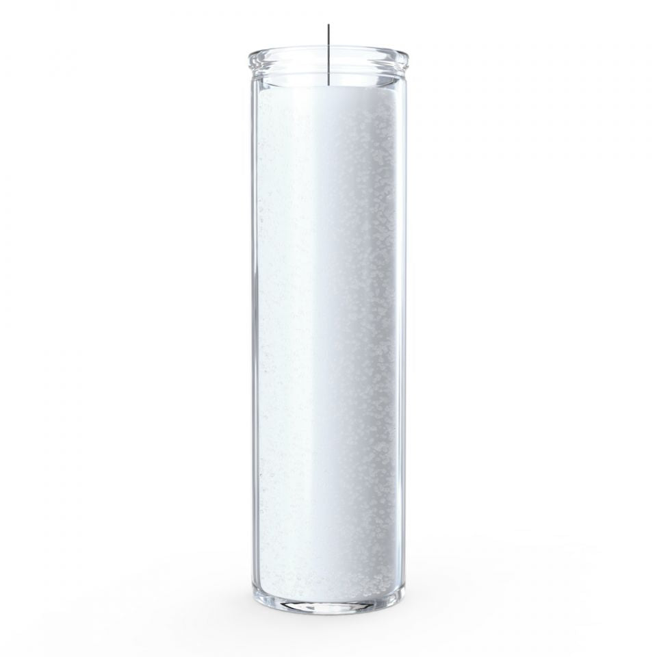 White 7 Day Candle