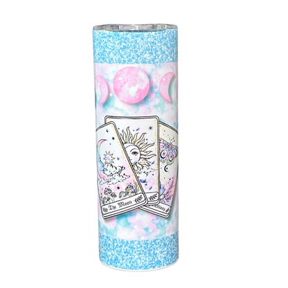 Tarot Card Pastel 20oz Stainless Steel Tumbler