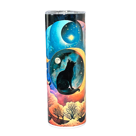 Black Cat Solar20oz Stainless Steel Tumbler