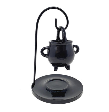 Hanging Metal Cauldron Aroma Lamp