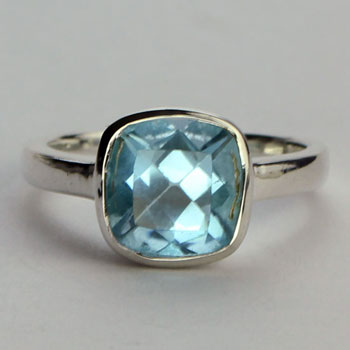 Blue Topaz Pizazz Ring