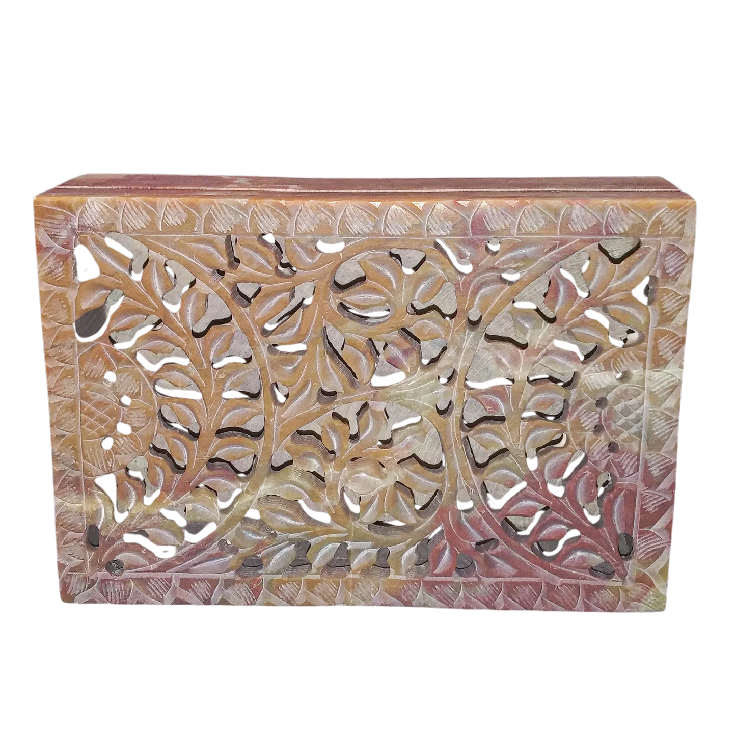 Hand Carved Soapstone Box