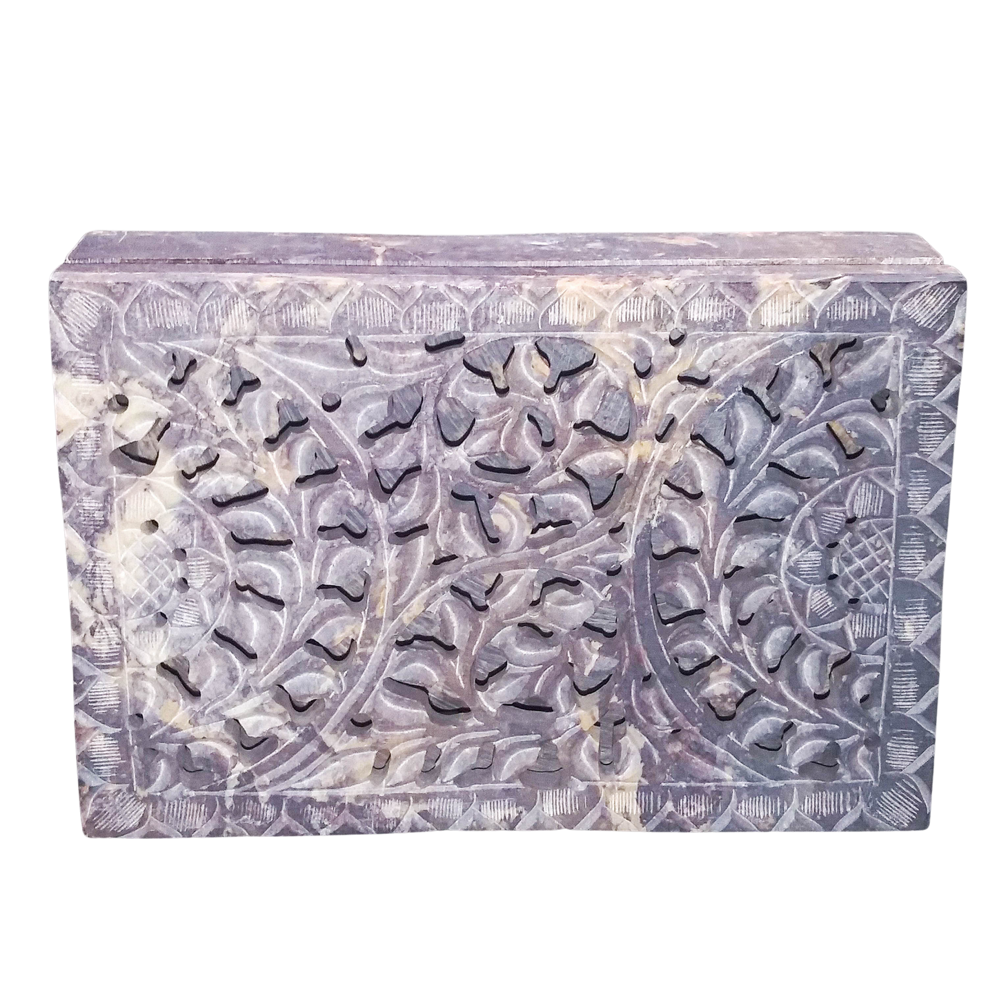 Hand Carved Soapstone Box