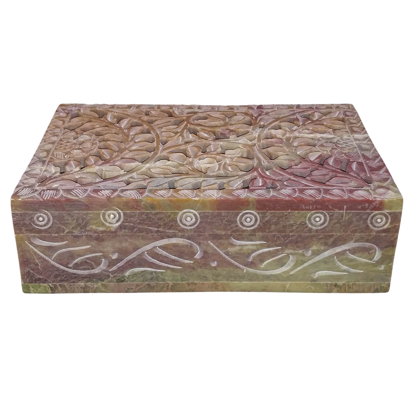 Hand Carved Soapstone Box