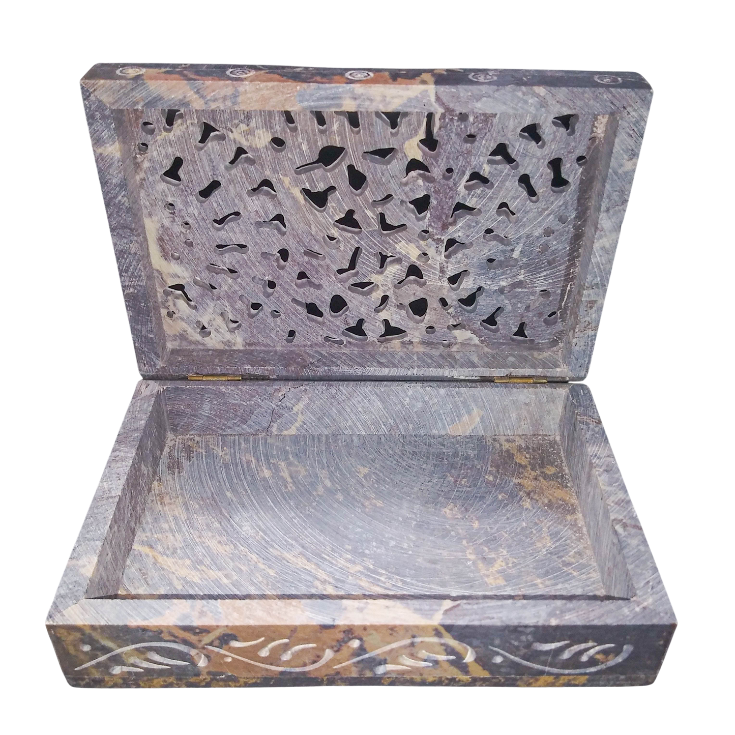 Hand Carved Soapstone Box