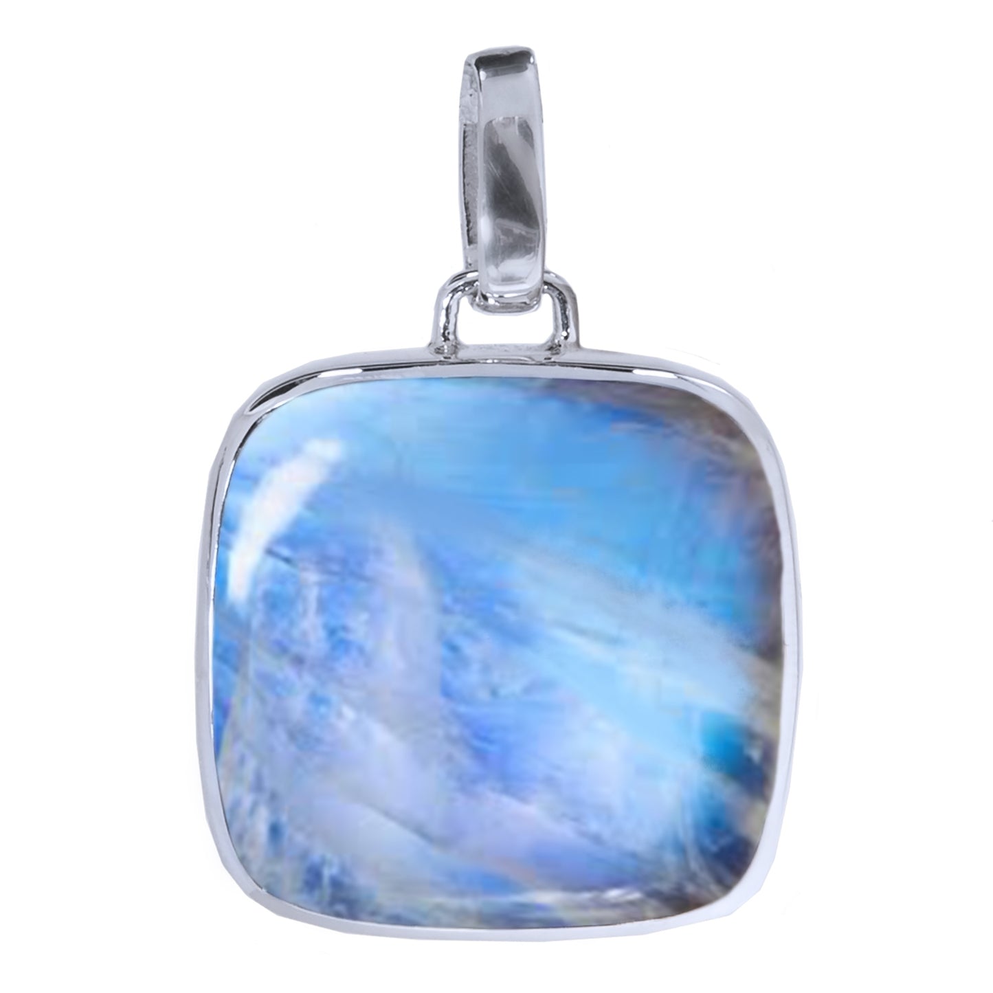 Moonstone Moon Flash Unisex Pendant