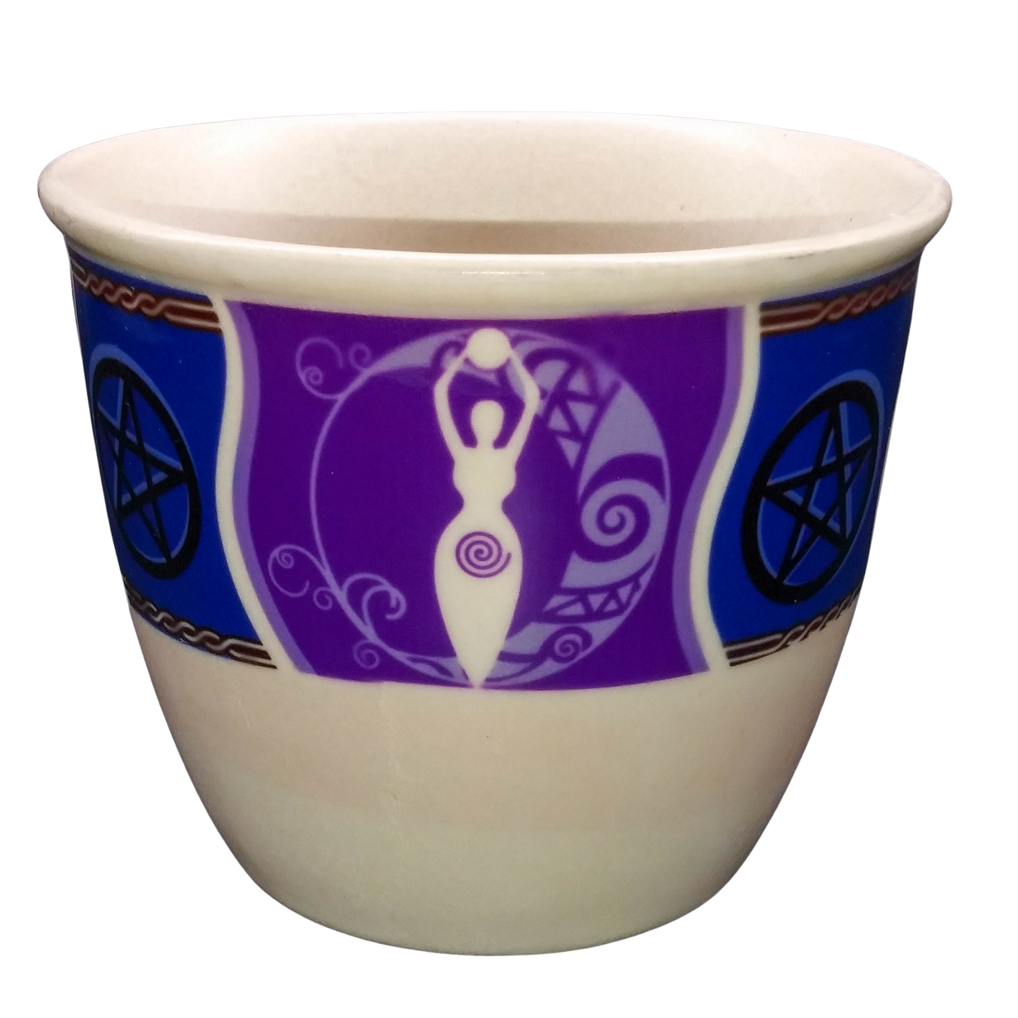 Goddess Ceramic Smudge Pot