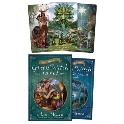 Green Witch Tarot Deck & Book by Ann Moura