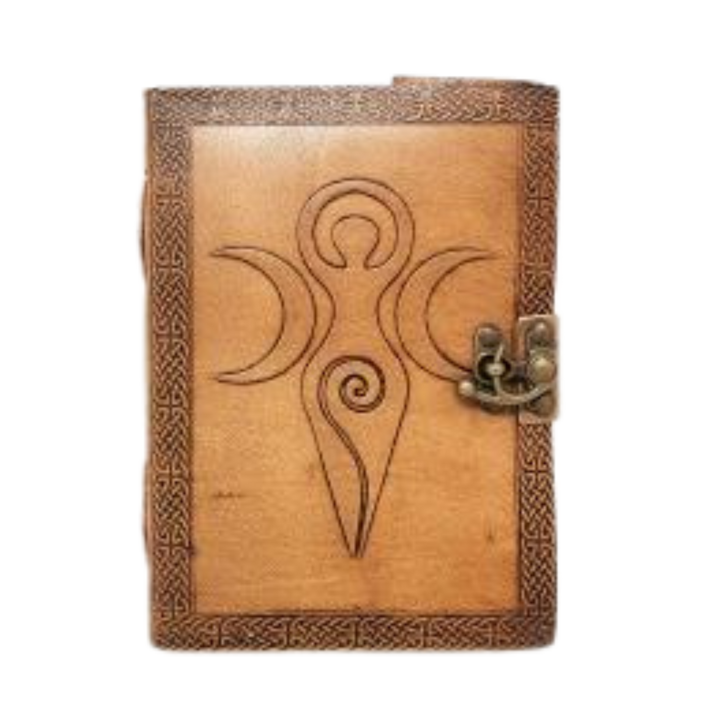 Goddess of Earth Leather Journal with Latch