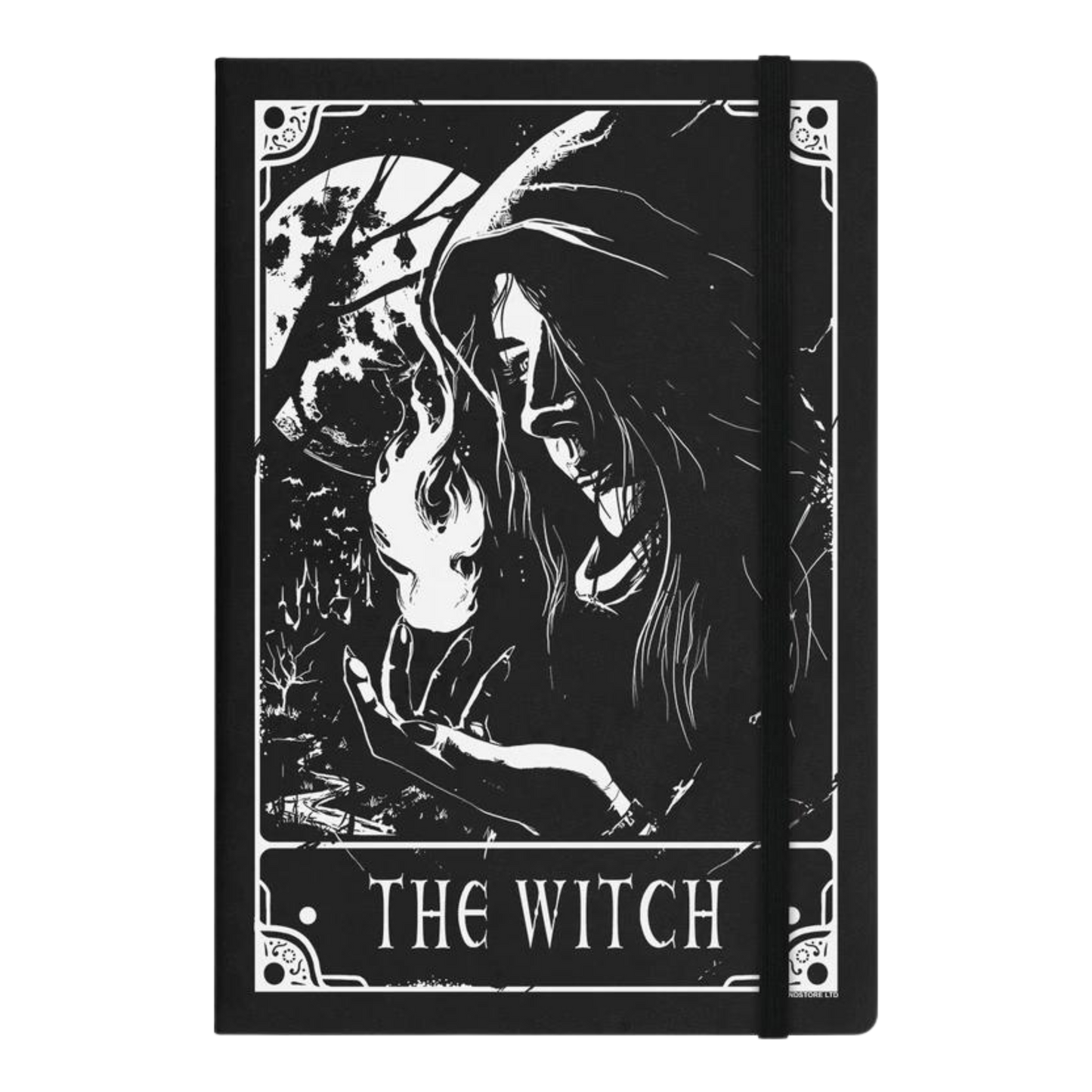 Deadly Tarot Notebook ~ The Witch