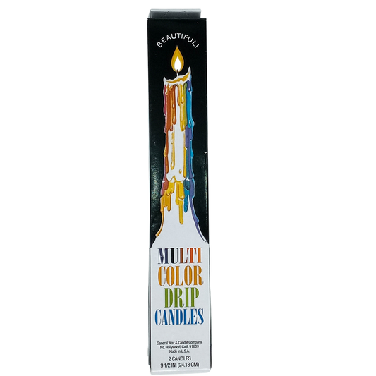 Multi-Color Drip Taper Candles